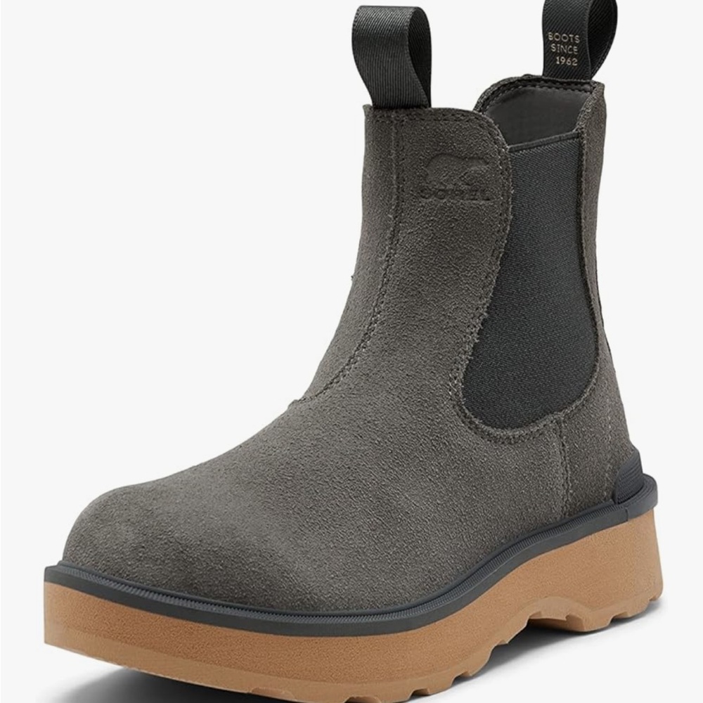 Sorel Hi-Line Chelsea Boots Gray, Charcoal, Quarry sz 9.5